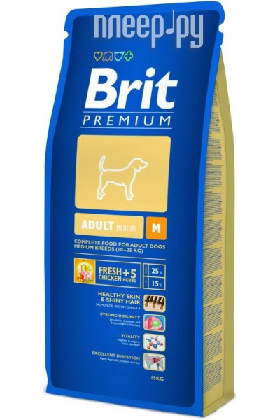  Brit Premium Adult M 18kg   132358