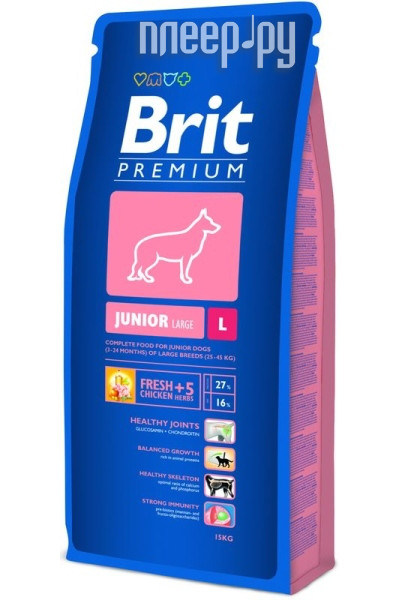 Brit Premium Junior L 3kg   132330 