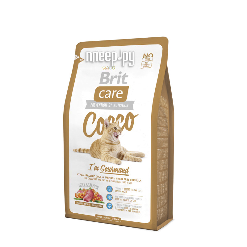  Brit Care Cat Cocco Gourmand 2kg   132628 