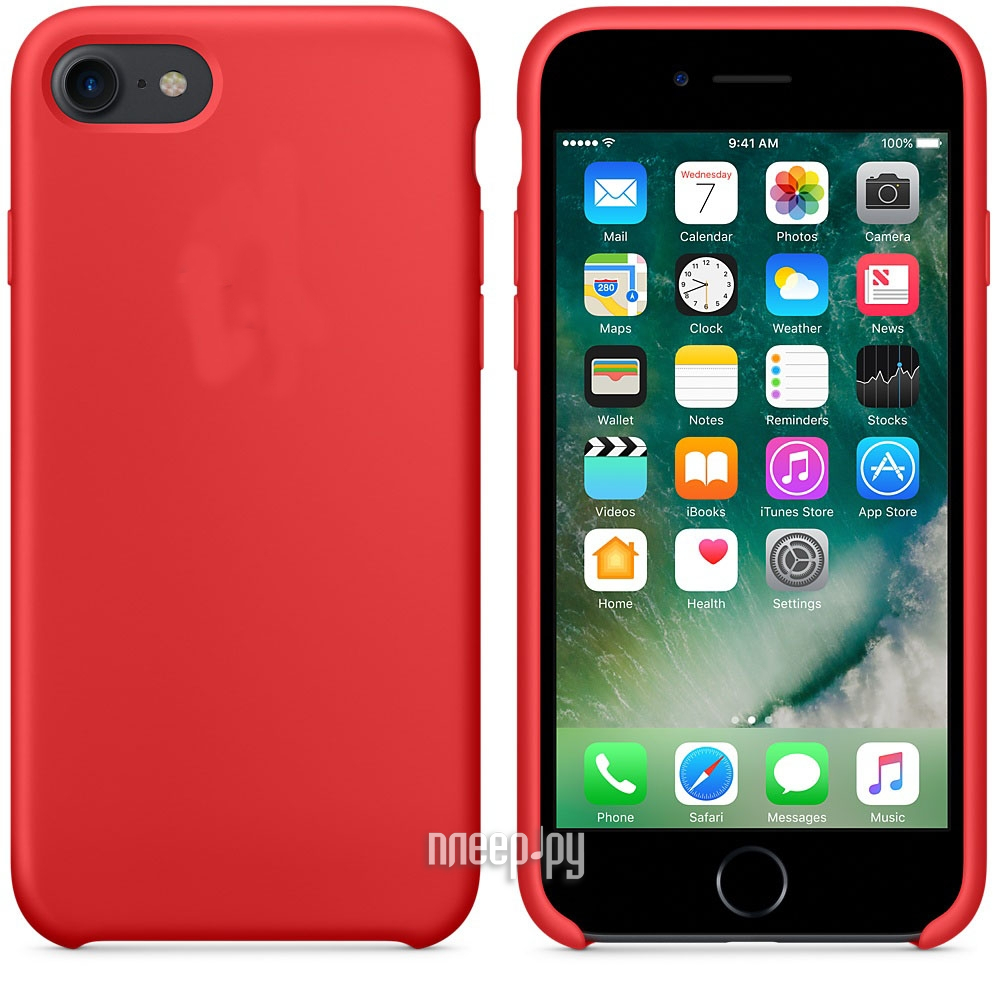   APPLE iPhone 7 Silicone Case Product Red MMWN2ZM / A 
