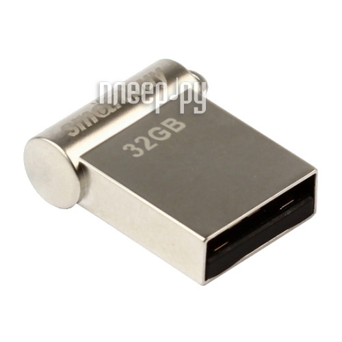 USB Flash Drive 32Gb - SmartBuy Wispy Silver Metall SB32GBWY-S 