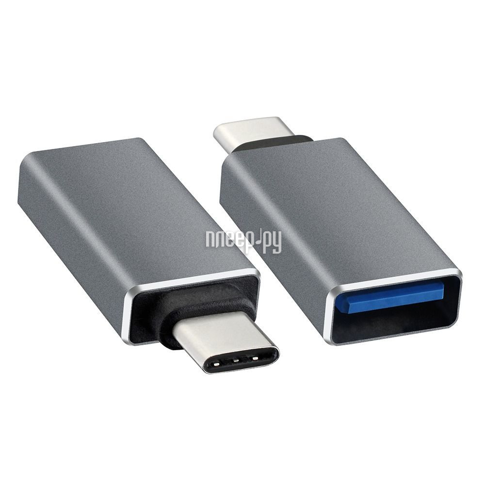 BROSCO OTG USB Type-C Black ADAPTER-BLACK