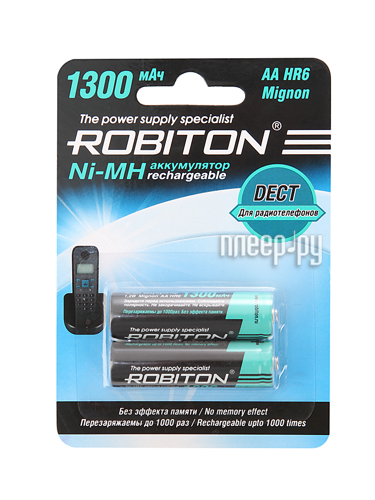  AA - Robiton DECT 1300MHAA-2 13902 BL2 (2 )  352 