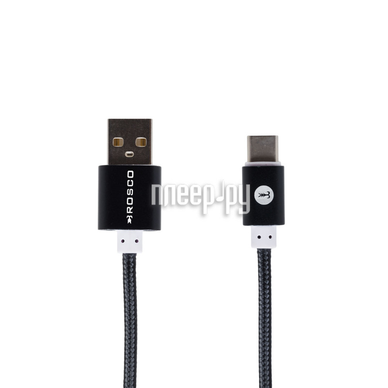  BROSCO USB - Type-C Black CABLE-TYPE-C-BLACK  663 