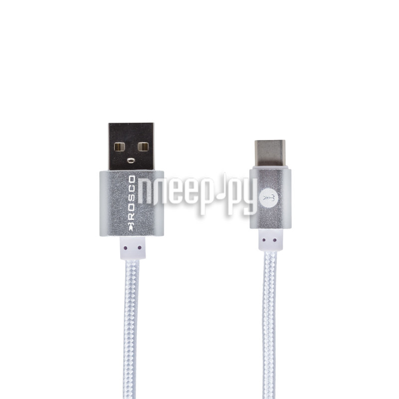  BROSCO USB - Type-C Silver CABLE-TYPE-C-SILVER 
