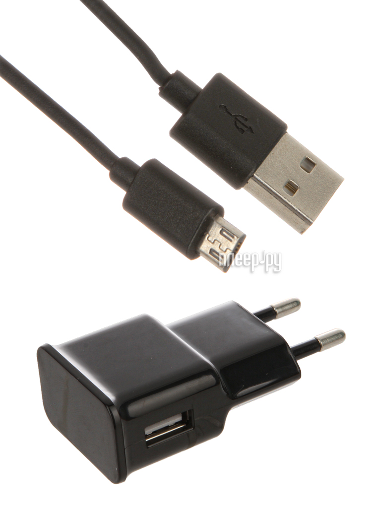   Dekken USB 1A +  microUSB Black 20903 