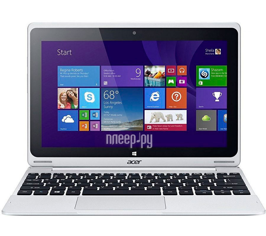  Acer Aspire Switch 10 NT.LCTER.001 (Intel Atom X5-Z8300 1.44 GHz / 2048Mb / 500Gb / Wi-Fi / Cam / 10.1 / 1280x800 / Windows 10)  18731 