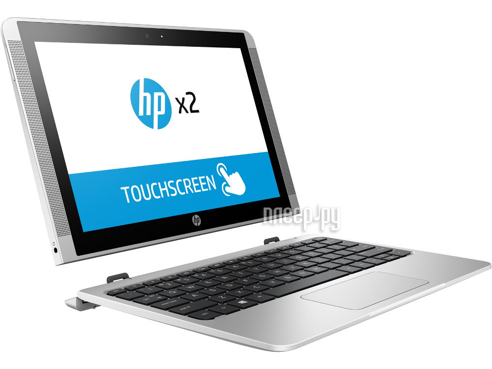  HP x2 10-p000ur Y3W57EA (Intel Atom x5-Z8350 1.44 GHz / 2048Mb / 32Gb SSD / No ODD / Intel HD Graphics / Wi-Fi / Cam / 10.1 / 1280x800 / Touchscreen / Windows 10)