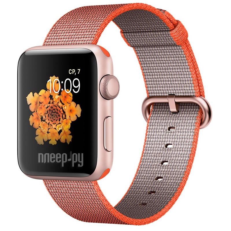   APPLE Watch Series 2 42mm Pink Gold with Orange Space-Anthracite Band MNPM2RU / A