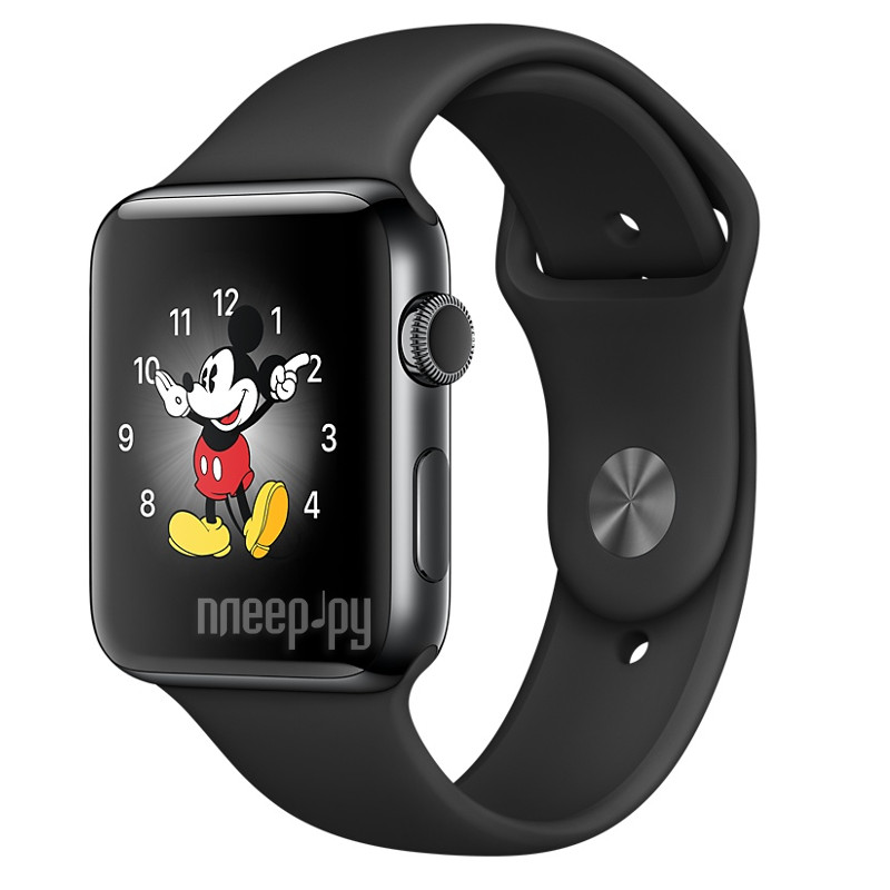   APPLE Watch Series 2 38mm Black Space with Black Sport Band