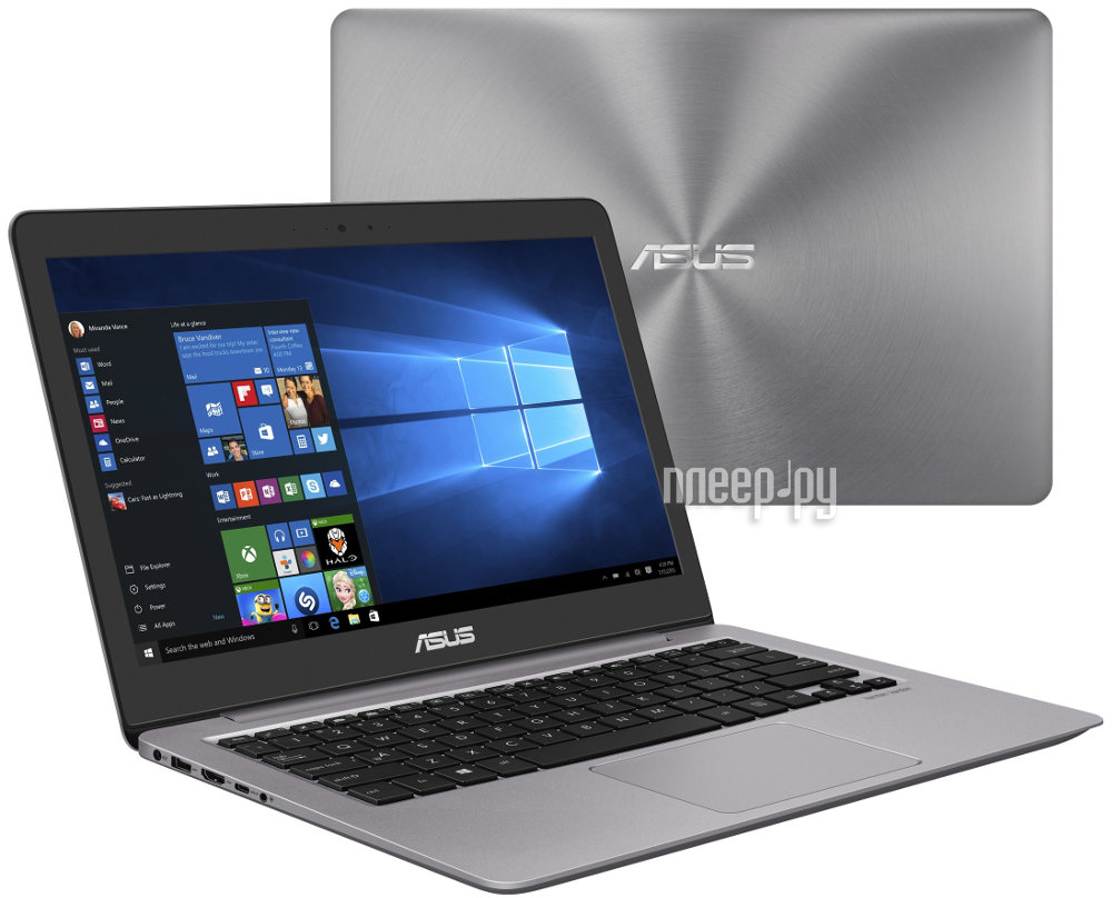  ASUS Zenbook UX310UA-FC051T 90NB0CJ1-M04930 (Intel Core i3-6100U 2.3 GHz / 4096Mb / 1000Gb / No ODD / Intel HD Graphics / Wi-Fi / Bluetooth / Cam / 13.3 / 1920x1080 / Windows 10 64-bit) 