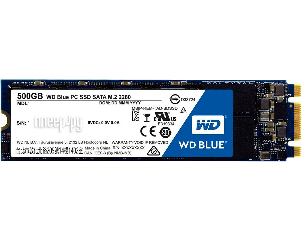   500Gb - Western Digital WDS500G1B0B