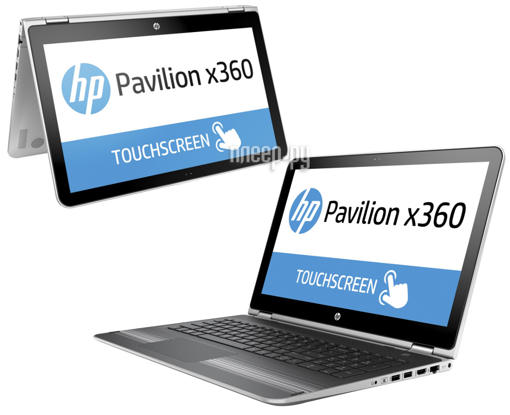  HP Pavilion x360 15-bk100ur X9X93EA (Intel Core i3-7100U 2.4 GHz / 8192Mb / 500Gb + 8Gb SSD / No ODD / Intel HD Graphics / Wi-Fi / Bluetooth / Cam / 15.6 / 1920x1080 / Touchscreen / Windows 10 64-bit)  49961 