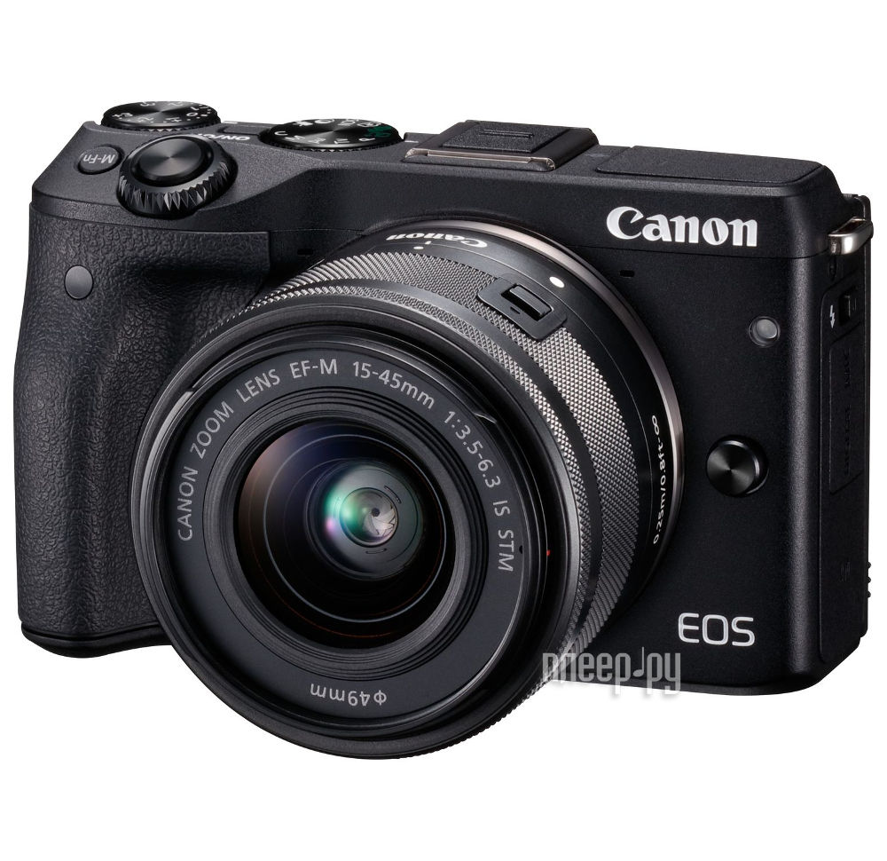  Canon EOS M3 Kit EF-M 15-45 IS STM Black