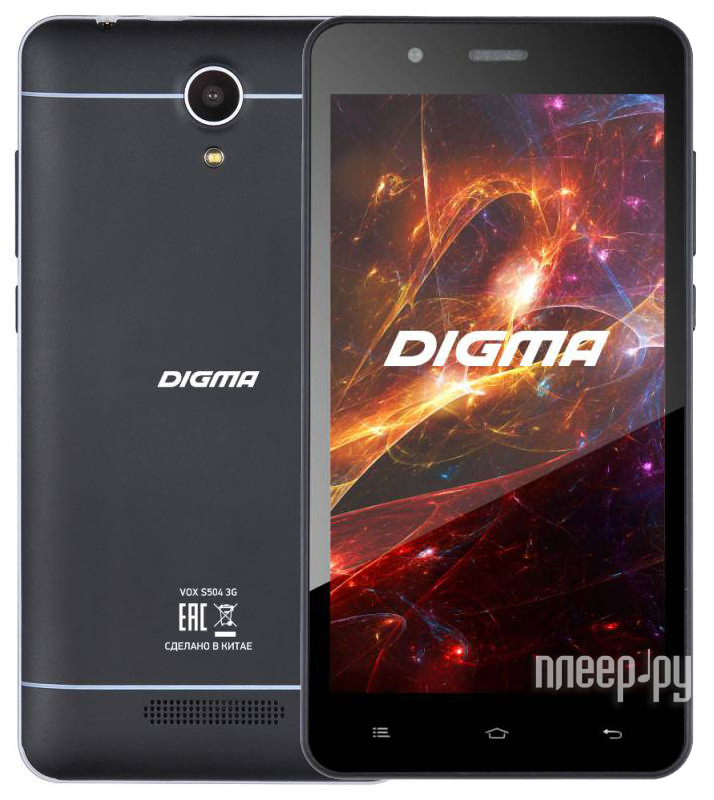  Digma VOX S504 3G Black  3056 
