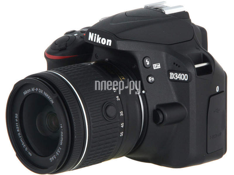  Nikon D3400 Kit 18-55 mm AF-P Black 