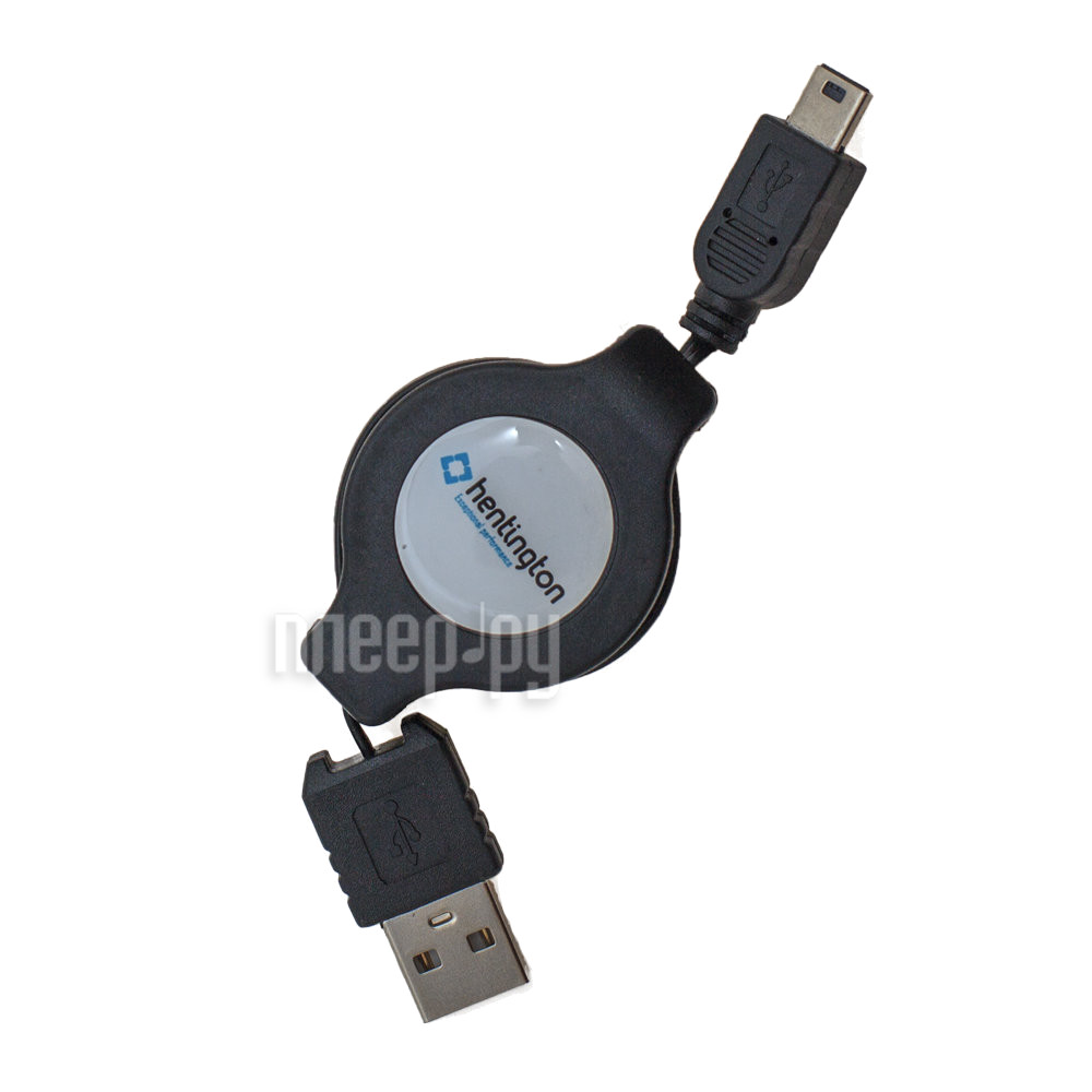  Hentington USB - Mini USB 0.8m Black HA-1110 