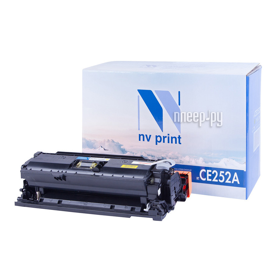  NV Print CE252A Yellow  LaserJet Color CP3525 / CP3525dn / CP3525n / CP3525x / CM3530 / CM3530fs / Canon i-SENSYS LBP7750Cdn