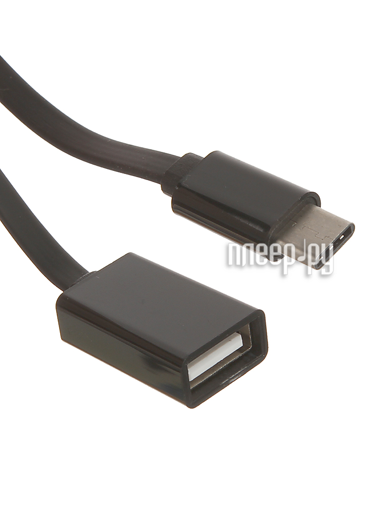  BROSCO OTG USB - USB Type-C Black OTG-CABLE-02-BLACK 
