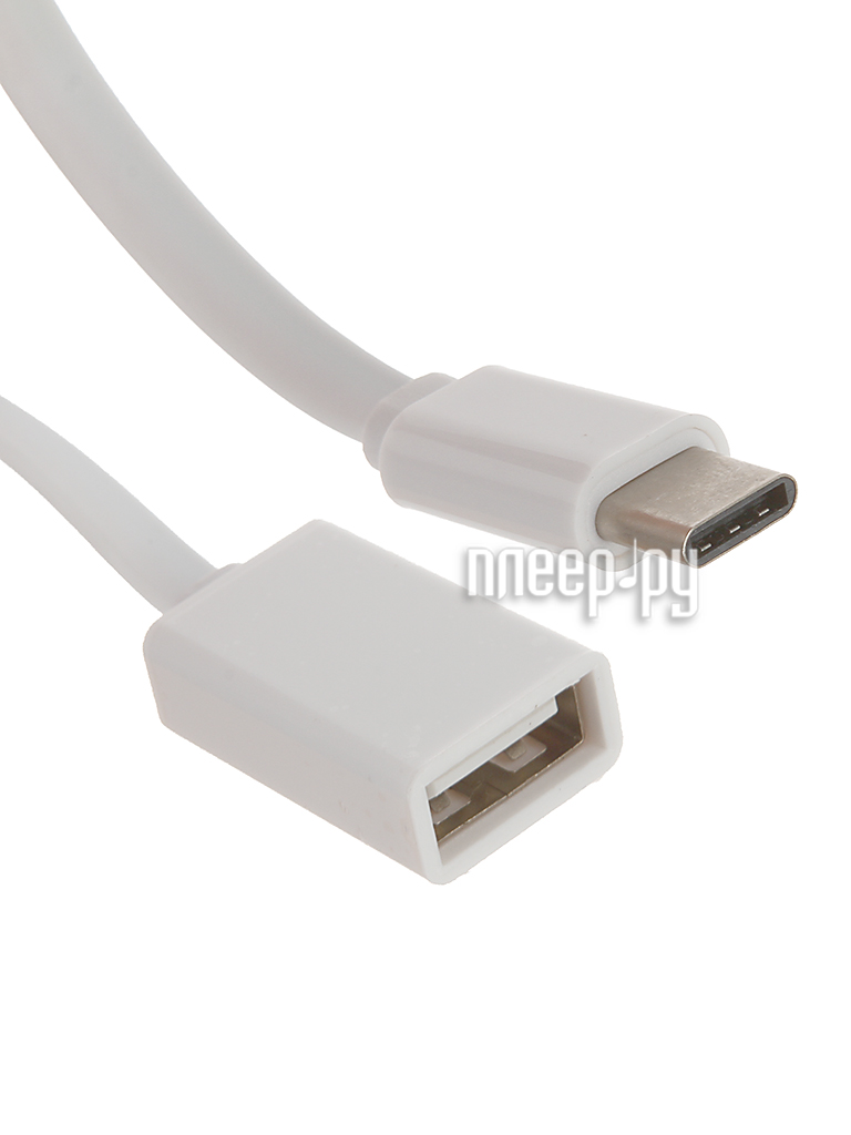  BROSCO OTG USB - USB Type-C White OTG-CABLE-02-WHITE 
