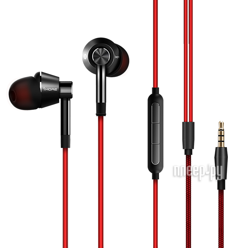  Xiaomi 1More Single Driver In-Ear 1M301 Grey-Red  1336 