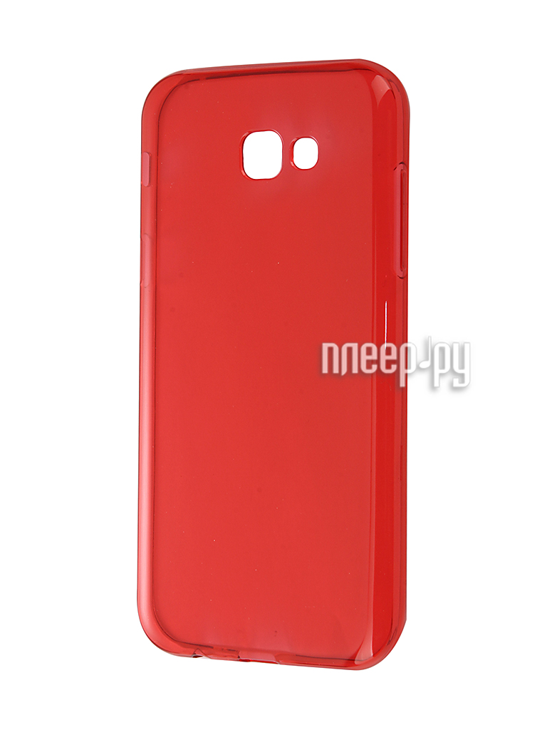   Samsung Galaxy A7 A720F 2017 Gecko Transparent-Glossy Red S-G-SGA7-2017-RED  558 