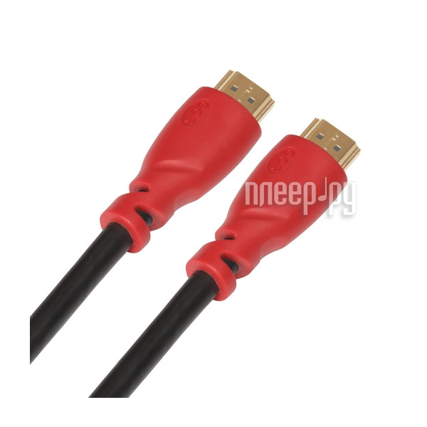  Greenconnect HDMI M / M v1.4 0.3m Black-Red GCR-HM350-0.3m