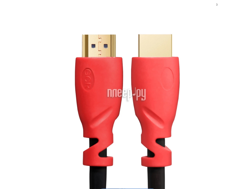  Greenconnect HDMI M / M v1.4 0.5m Black-Red GCR-HM350-0.5m  330 