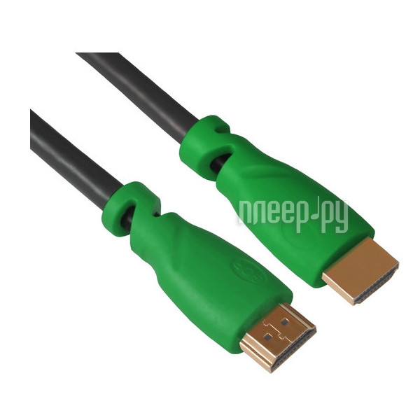  Greenconnect HDMI M / M v2.0 1.5m Black-Green GCR-HM321-1.5m