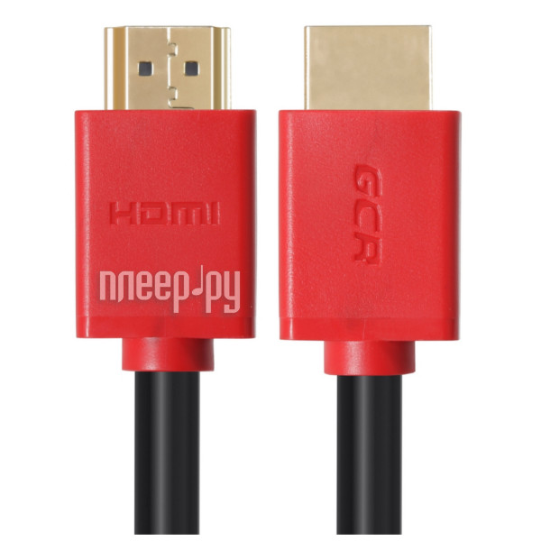  Greenconnect HDMI M / M v1.4 1.5m Black-Red GCR-HM450-1.5m  367 
