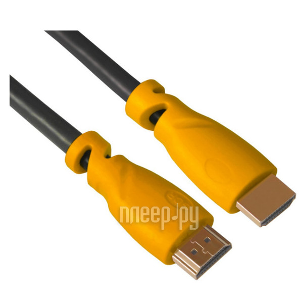  Greenconnect HDMI M / M v2.0 3m Black-Yellow GCR-HM341-3.0m