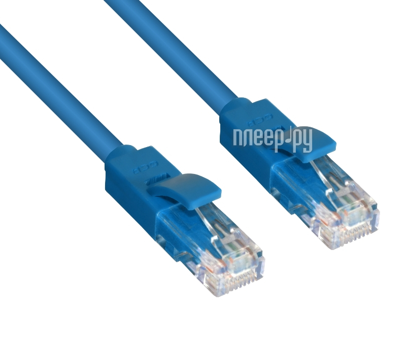  Greenconnect UTP 24AWG cat.5e RJ45 T568B 10m Blue GCR-LNC01-10.0m 