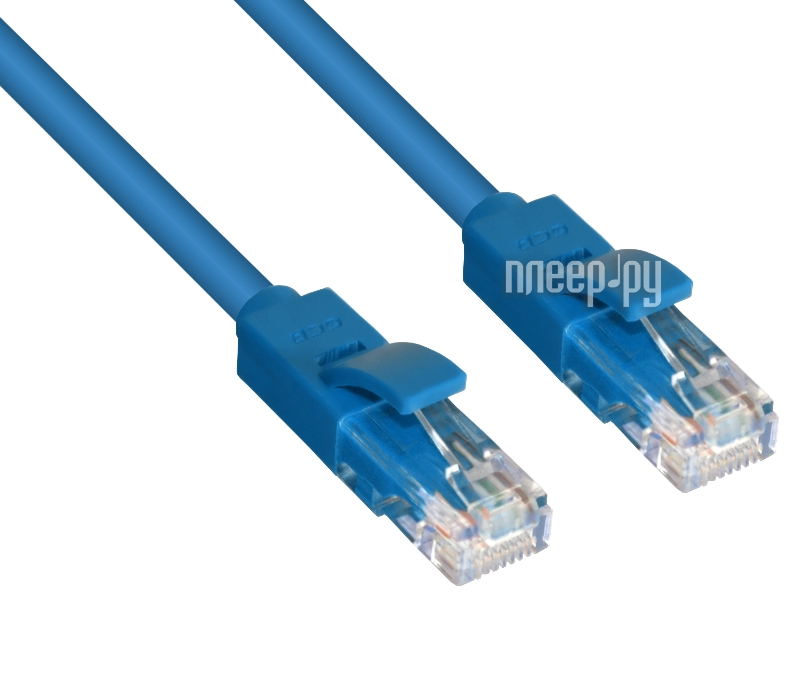  Greenconnect Premium UTP 24AWG cat.5e RJ45 T568B 5m Blue GCR-LNC011-5.0m  185 