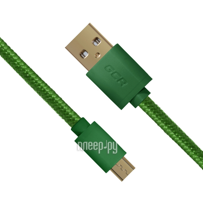  Greenconnect Micro USB 2.0 AM - Micro B 5pin 0.15m Green GCR-UA11MCB5-BB2SG-0.15m 