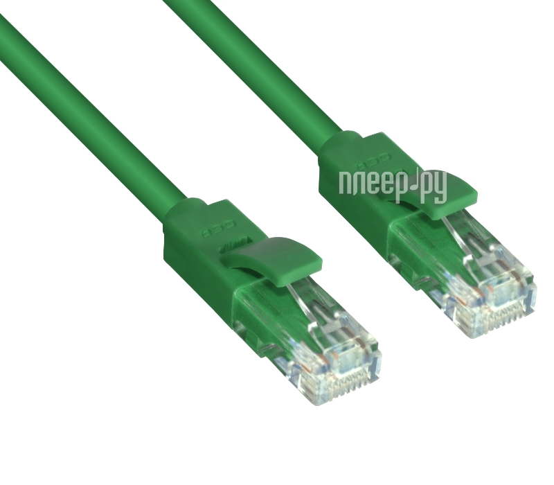  Greenconnect UTP 23AWG cat.6 RJ45 T568B 10m Green GCR-LNC605-10.0m 