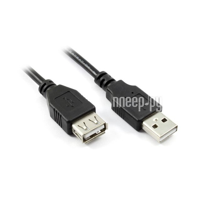  Greenconnect PRO USB 2.0 AM - AF 0.5m Black GCR-UEC3M-BD2S-0.5m
