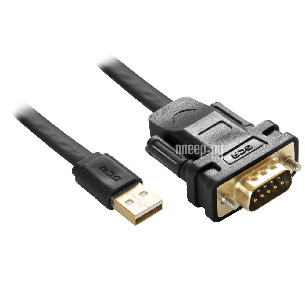  Greenconnect PRO USB 2.0 AM / DB9 RS-232 1m Black GCR-UOC5M-BCG-1.0m  832 