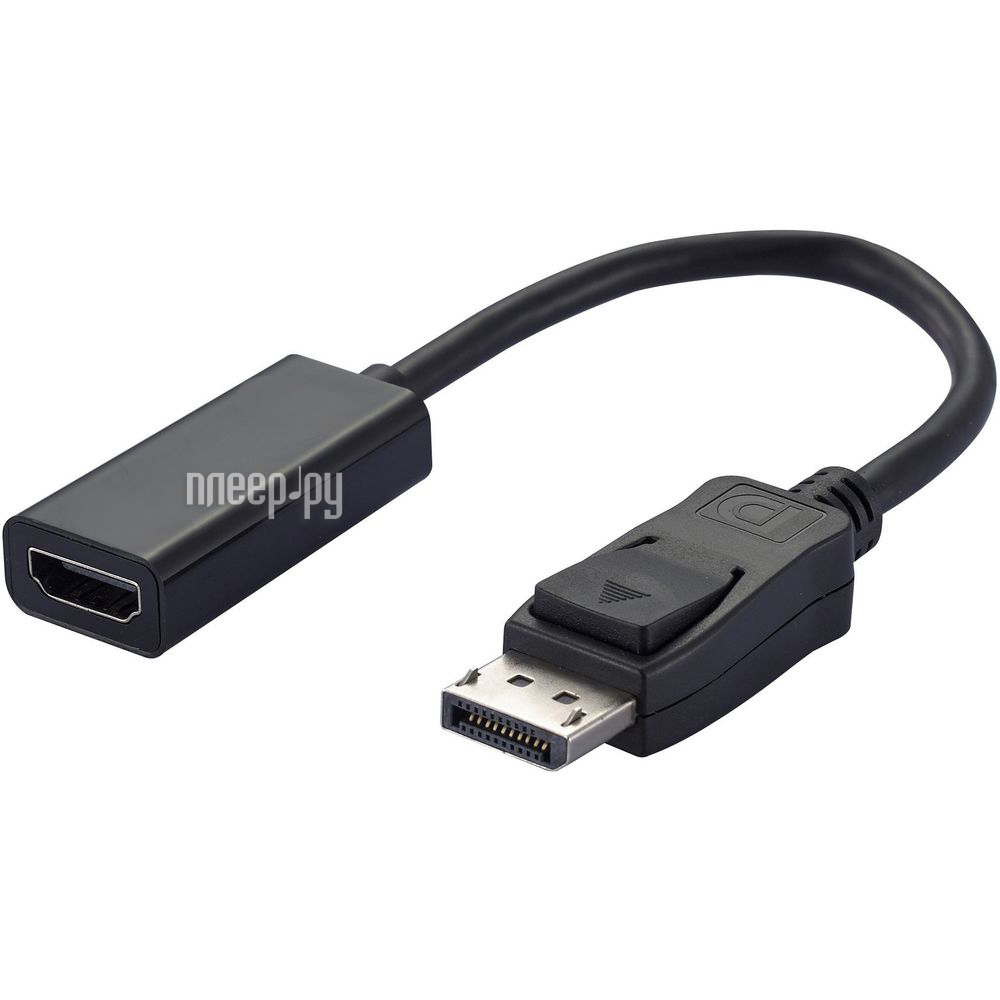  Greenconnect Greenline Active DisplayPort - HDMI 0.10m Black GL-ADP2MHD  1013 