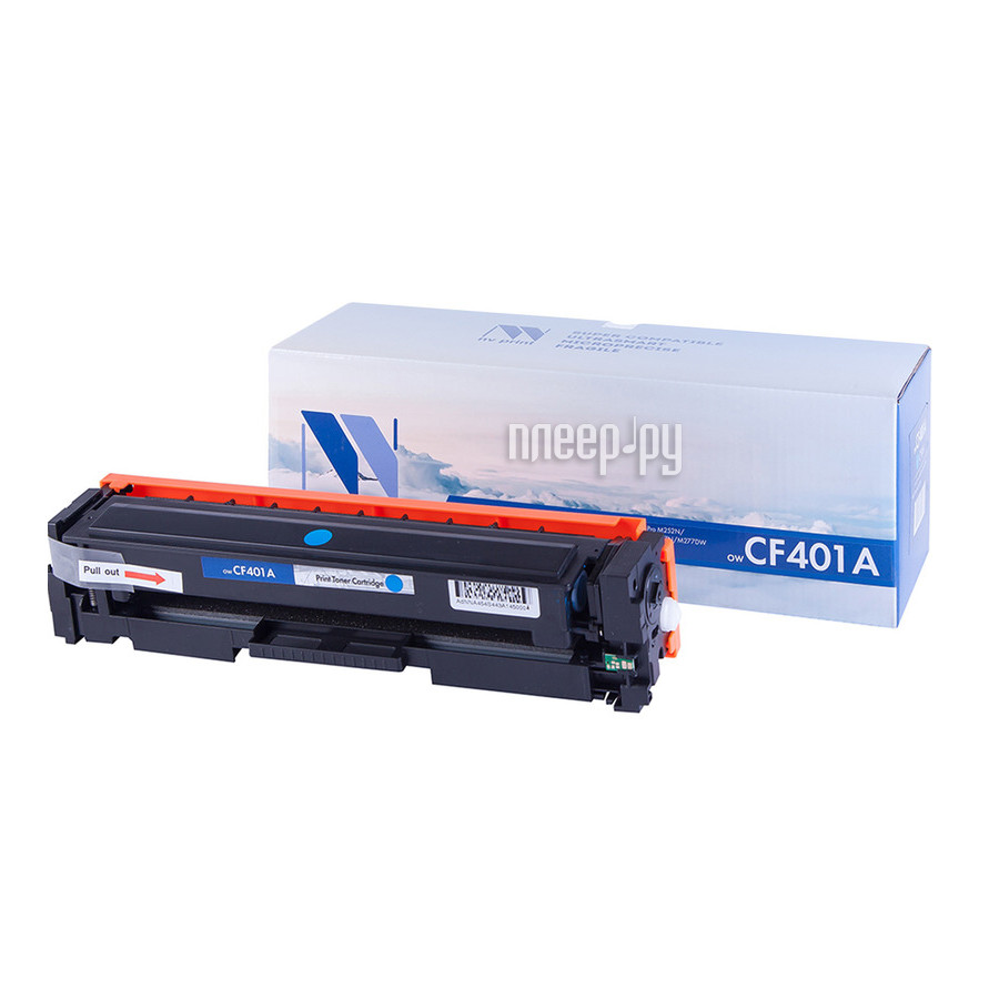  NV Print CF401A Cyan  HP LaserJet Color Pro M252dw / M252n / M274n / M277dw / M277n 1400  1379 
