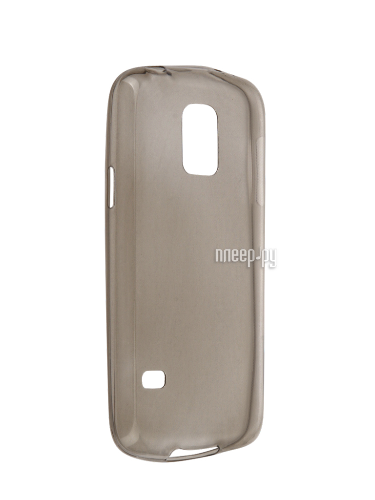   Samsung Galaxy S5 mini SM-G800 Krutoff Silicone Transparent-Black 11506  486 