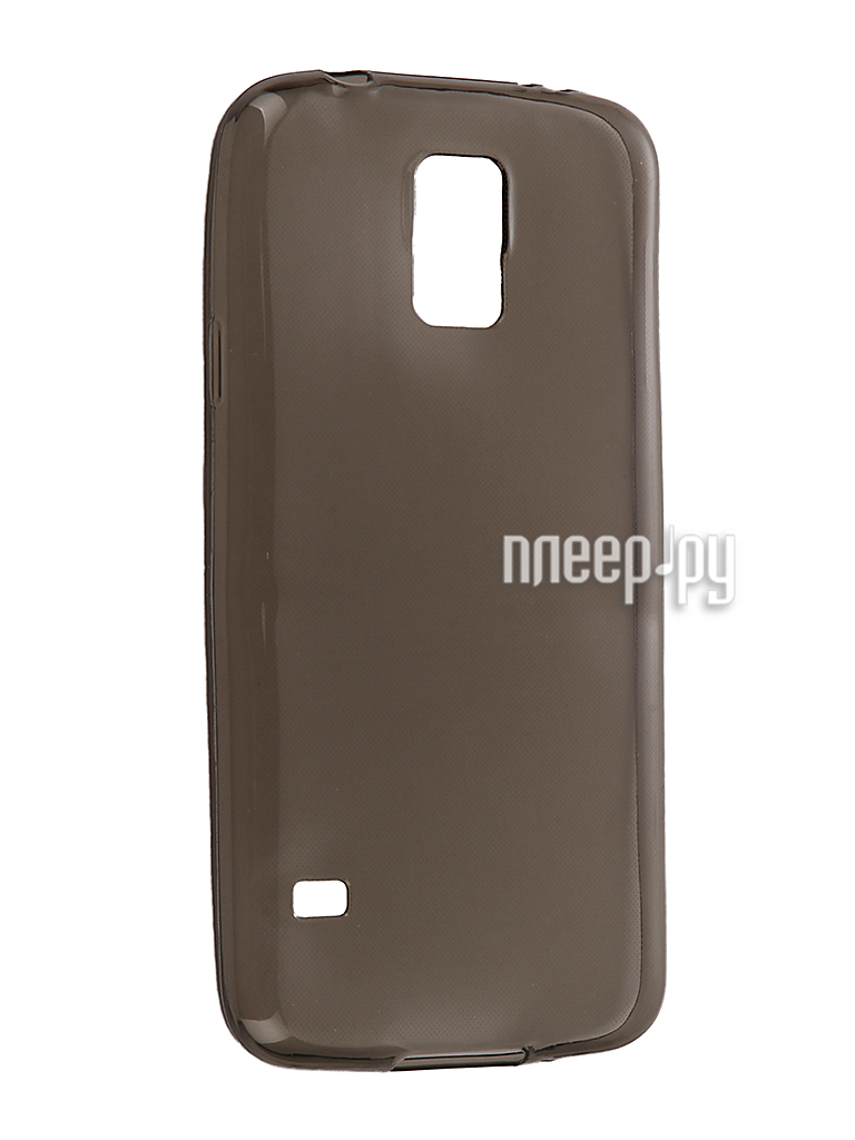   Samsung Galaxy S5 SM-G900 Krutoff Silicone Transparent-Black 11504