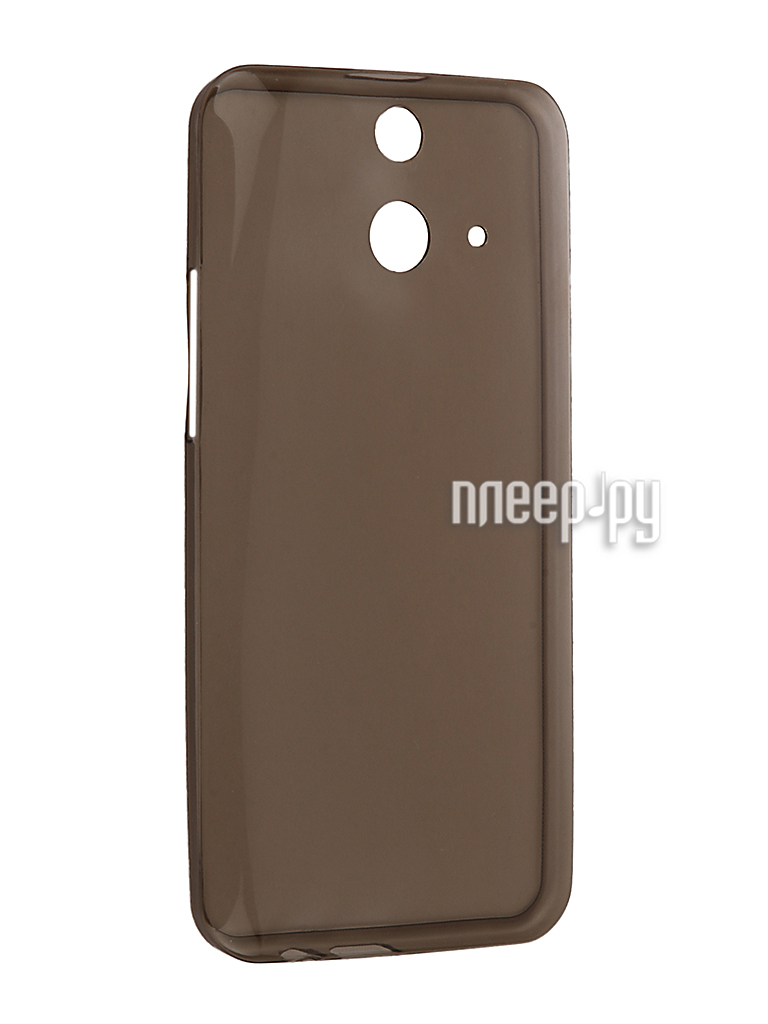   HTC One E8 Krutoff Silicone Transparent-Black 10648  471 
