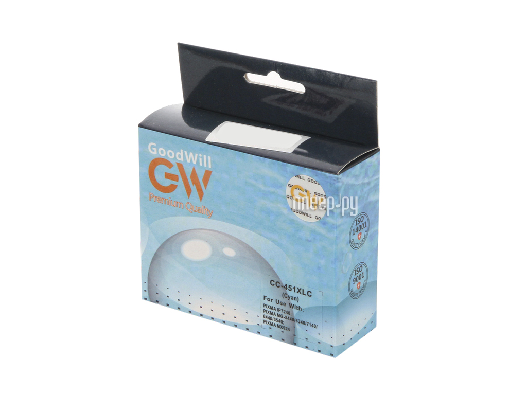  GoodWill GW-CLI-451C / XL Cyan  Canon PIXMA iP7240 / MG6340 / MG5440   