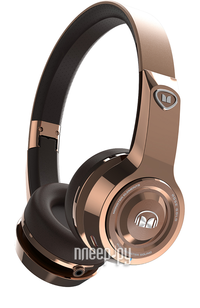  Monster Elements Wireless On-Ear Rose Gold 137055-00  14454 