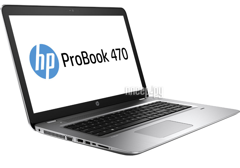  HP ProBook 470 G4 Y8A81EA (Intel Core i5-7200U 2.5 GHz / 4096Mb / 500Gb / DVD-RW / nVidia GeForce 930MX 2048Mb / Wi-Fi / Bluetooth / Cam / 17.3 / 1920x1080 / Windows 10 64-bit)  47044 