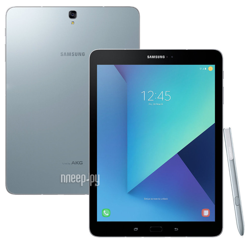  Samsung SM-T825 Galaxy Tab S3 9.7 32Gb LTE Wi-Fi Silver SM-T825NZSASER (Snapdragon 820 2.15 GHz / 4096Mb / 32Gb / LTE / Wi-Fi / Bluetooth / Cam / 9.7 / 2048x1536 / Android) 