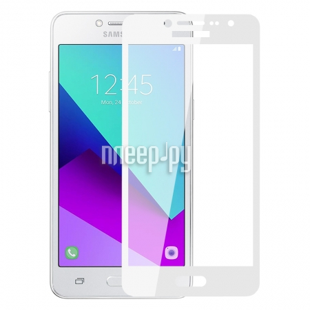    Samsung SM-G532F / DS Galaxy J2 Prime Zibelino TG Full Screen White 0.33mm 2.5D ZTG-FS-SAM-J2-RM-WHT 