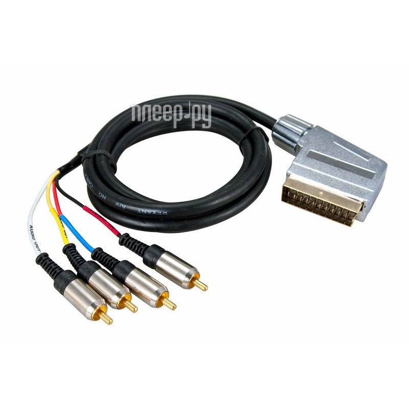  Rexant SCART Plug - 4RCA Plug 3m 17-1424