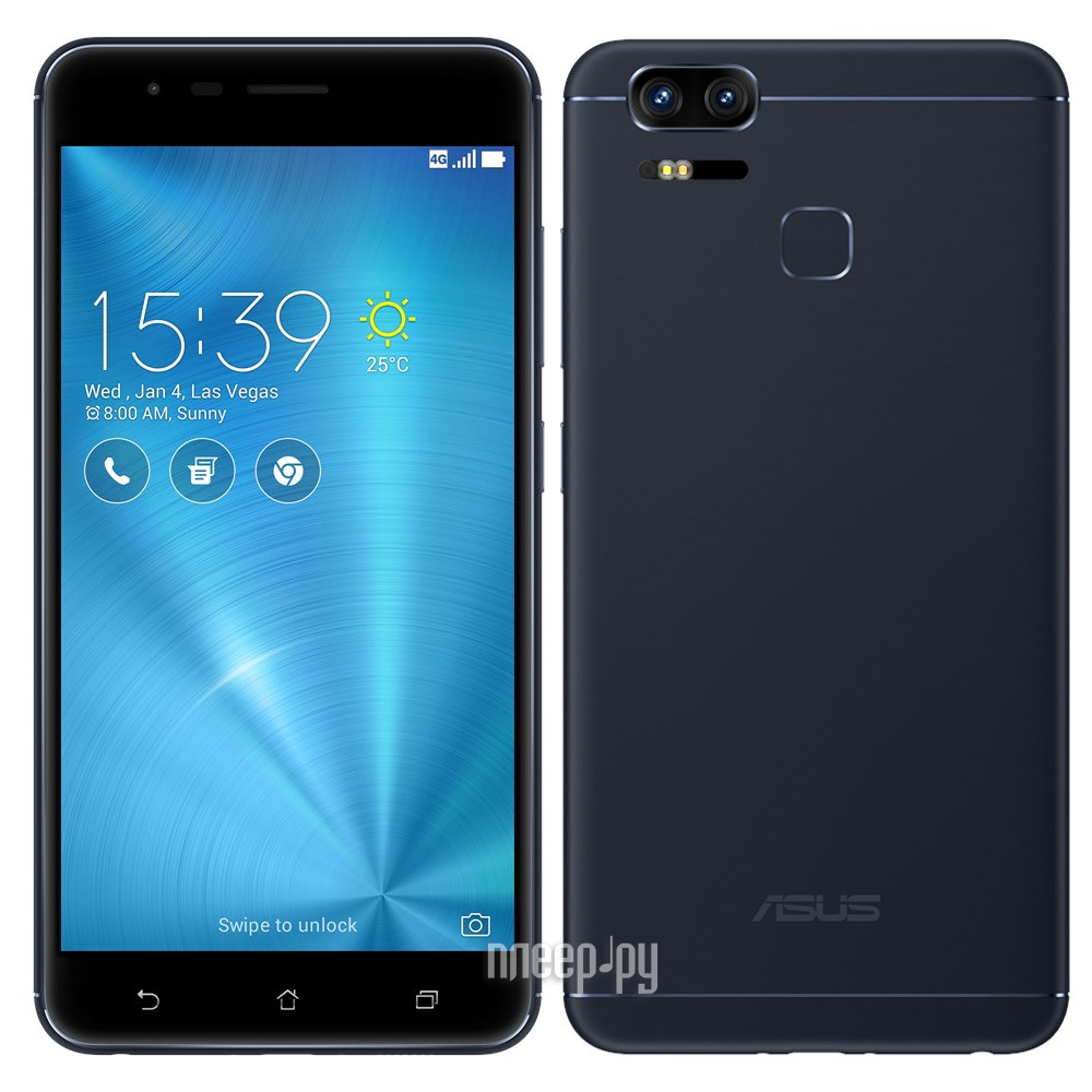   ASUS ZenFone 3 Zoom ZE553KL 64Gb Black  27592 