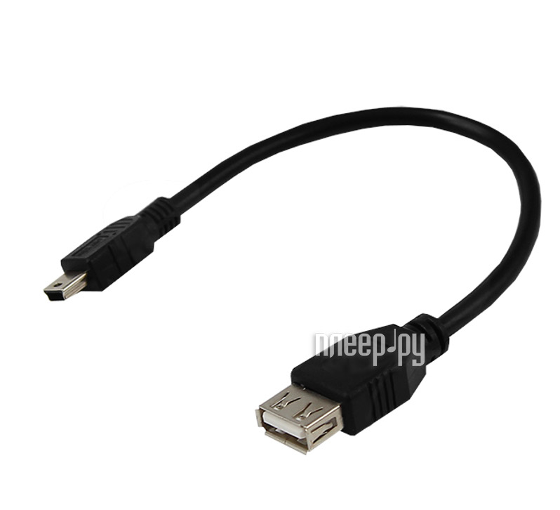  Rexant miniUSB - USB 0.2m Black 18-1132-2  321 